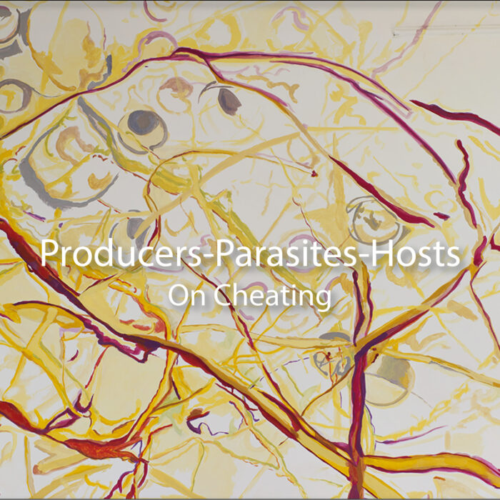 PRODUCERS-PARASITES-HOSTS (ON CHEATING)